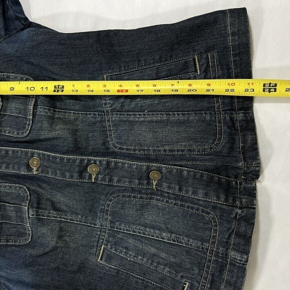 Tommy Hilfiger Women Dark Wash Denim Jean‎ Jackets Size S/P - Picture 12 of 14